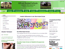 Tablet Screenshot of alfred-nobel-schule.de